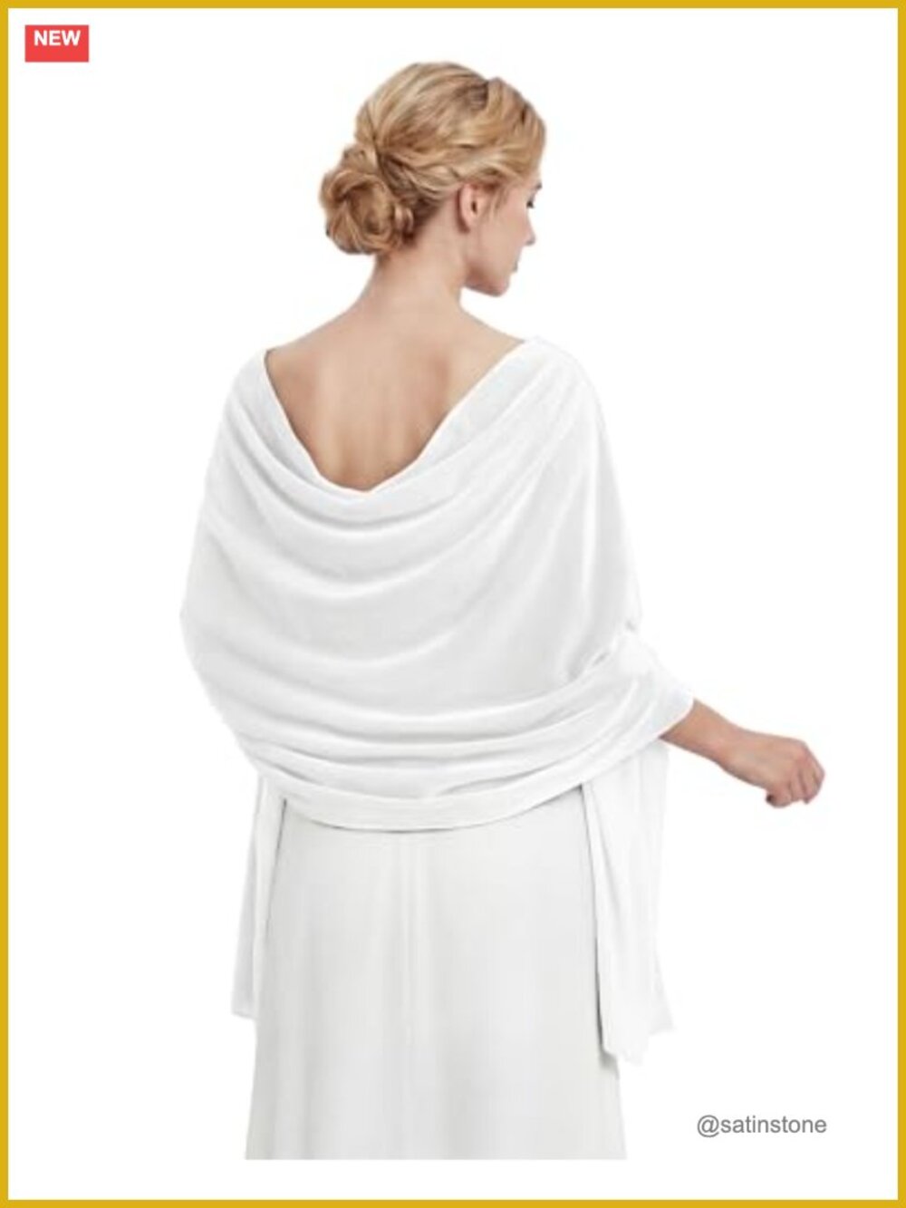 Women's Velvet Shawl Wrap for Evening Dresses Wedding Bridal Scarf Cover Up